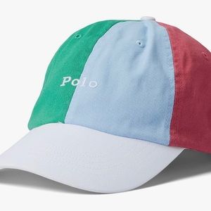 POLO RALPH LAUREN Men`s Color-Blocked Chino Ball Cap